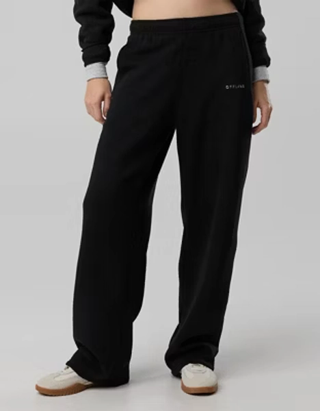 OFFLINE By Aerie Cloud Fleece Straight Leg Pant