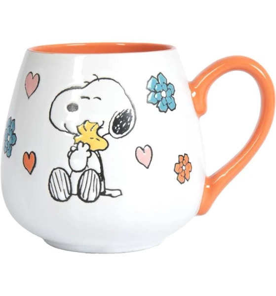 Gibson Home Peanuts Mother Baby Ceramic Mug