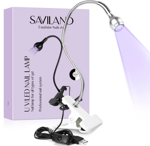 Saviland Women's U V LED Light Kit for Nails