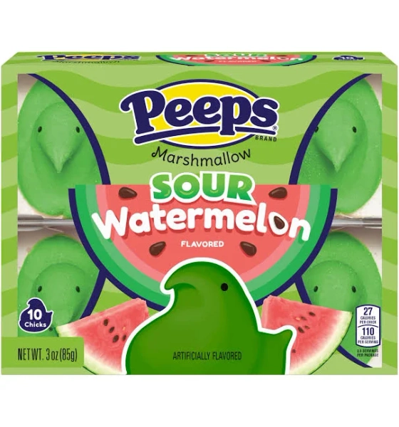 Peeps Sour Watermelon Marshmallow Chicks