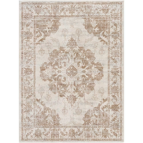 Tapis vintage oriental beige/gris 200x275