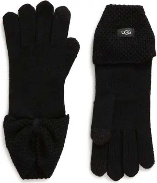 Bow Knit Gloves
