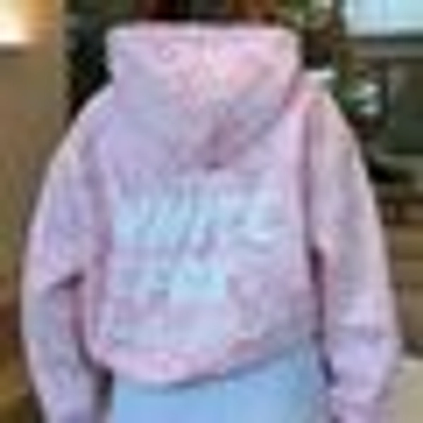 Vol. 1 Oversized Printed Hoodie Posy Bow