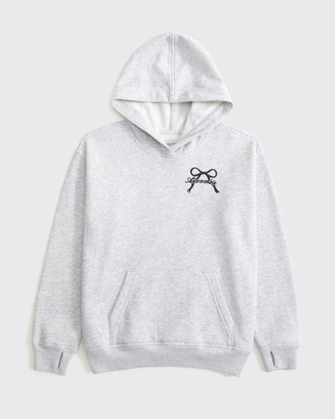 legging-friendly graphic logo popover hoodie