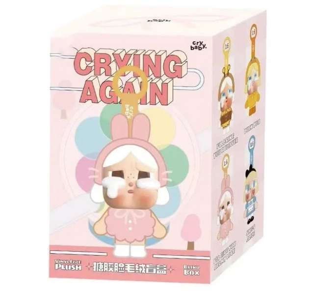 Crybaby Crying Again Series Blind Box Tear Factory Vinyl Doll Blind Box Hanging Card