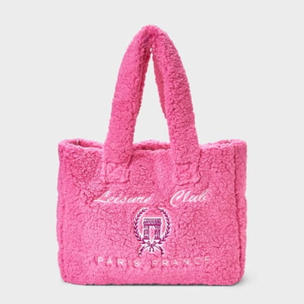 No Brand Girls' "Leisure Club" Tote Bag - Pink