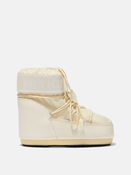 ICON LOW CREAM NYLON BOOTS