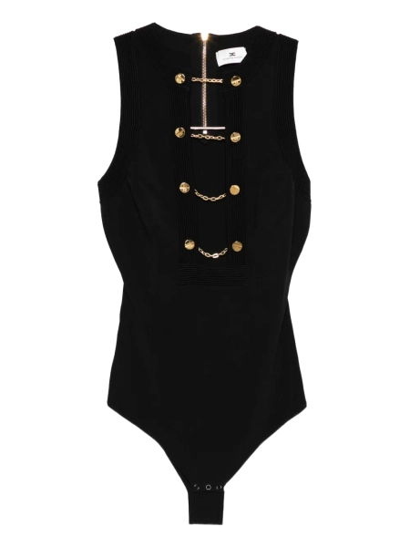 Elisabetta Franchi body à détail de chaîne | 46