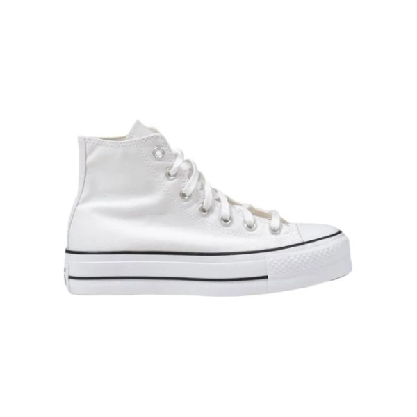 Converse White Polyester Platform Sneakers, EU36.5/US6.5