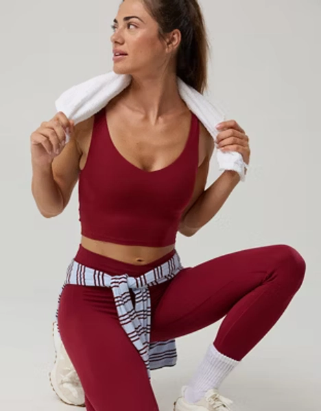 OFFLINE By Aerie Real Me Low Key Longline Sports Bra