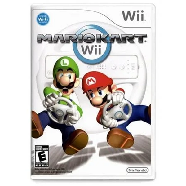 Mario Kart, by Nintendo, Physical/for Nintendo Wii, Racing Game, World Edition, Parental Controls, 4 Offline Players