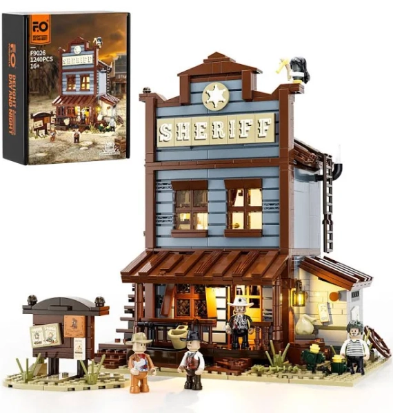 FUNWHOLE Old West Sheriff's Office (1240 pcs
