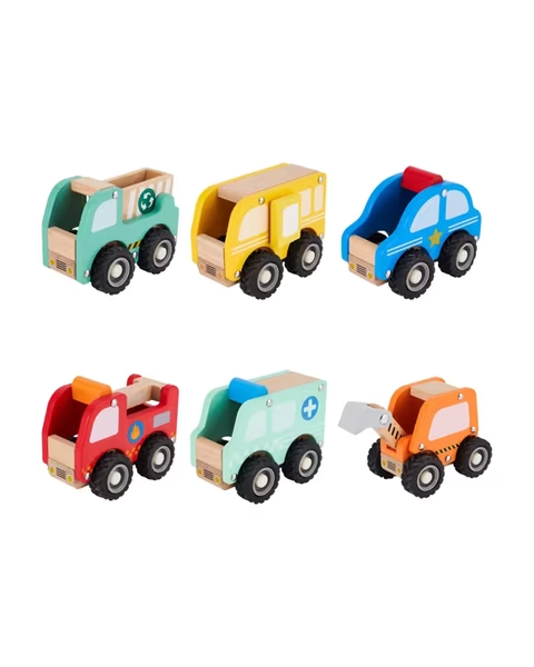 Wooden Vehicle Toy - Assorted - Assorted - One Size