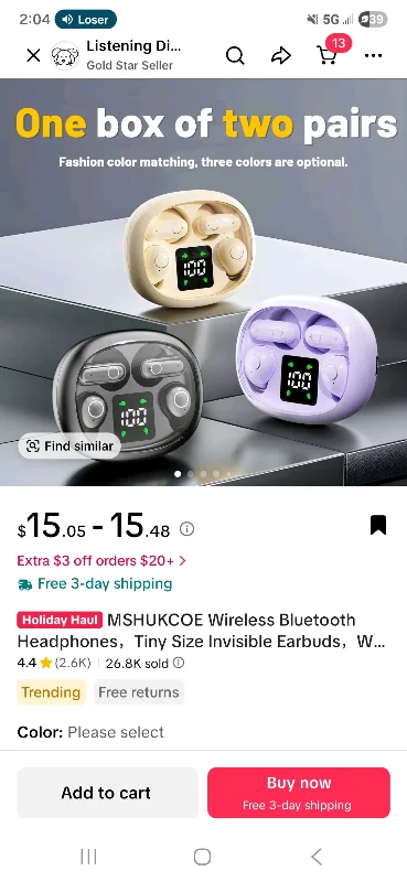 Tiktok Earbuds 