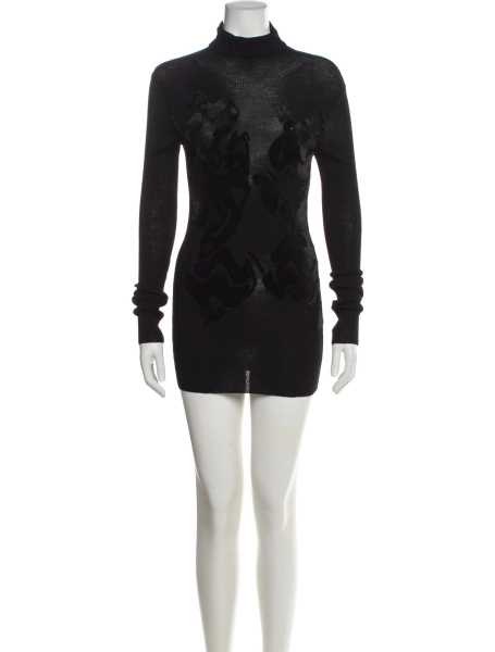 Wool Mini Dress w/ Tags