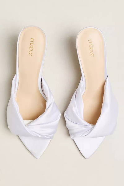Maeve Satin Mule Heels