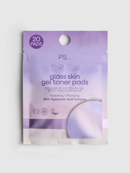20 dischetti con tonico viso in gel PS... K-Beauty