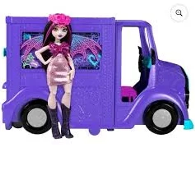 Monster High Draculaura Fangtatic Monster Fest Rockin Food Truck Brand New