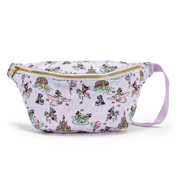 Mickey and Minnie Mouse in the Parks Jumbo Belt Bag by Stoney Clover Lane