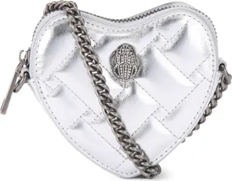 Micro Heart Leather Crossbody Bag
