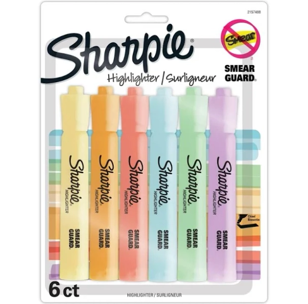 Sharpie Tank Highlighters Chisel Tip