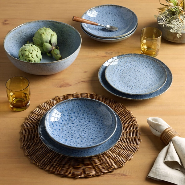Pacifica Reactive Glaze Dishware Collection