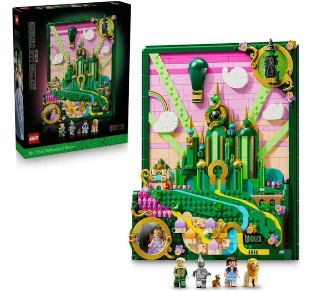 LEGO Wicked Emerald City Wall Art