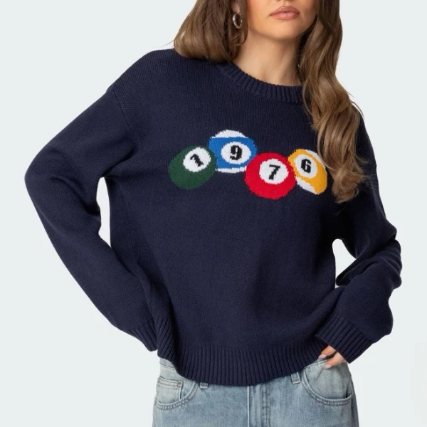 Edikted Women's 1976 Billiards Sweater