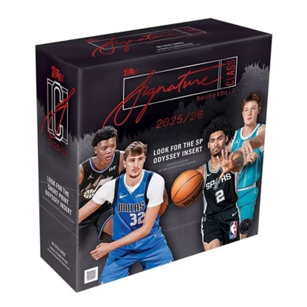 2025-26 Topps NBA Signature Class Basketball Trading Card Mega Box