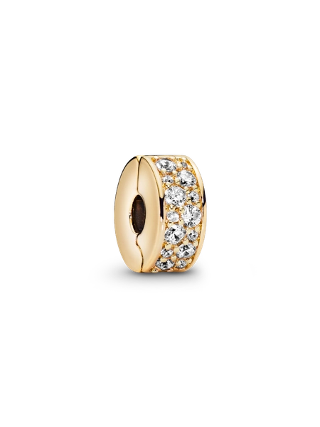 Clear Pavé Clip Charm