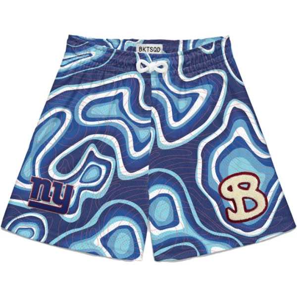 Bucketsquad New York Giants Nfl Youth Weatherman Shorts Kids