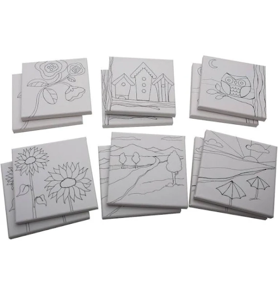 S&S Worldwide Designer Canvas Set II