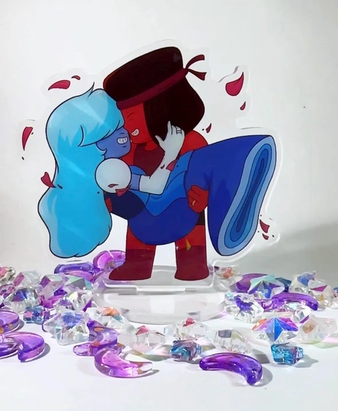 Ruby and Sapphire Acrylic Stand | Rupphire | Steven Universe