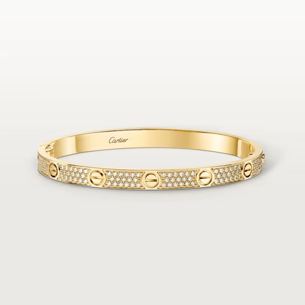 Bracelet LOVE, moyen modèle, pavé