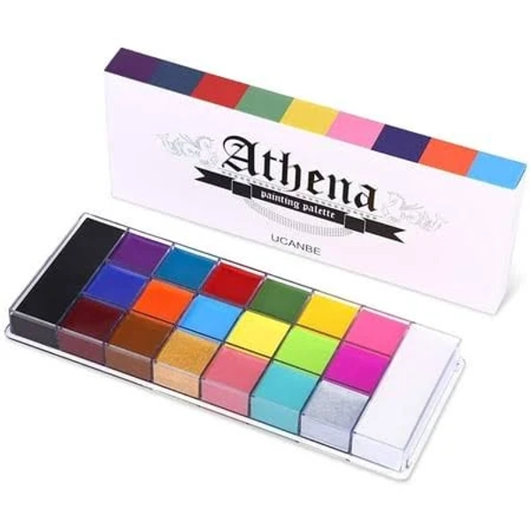 Ucanbe Athena Professional Face Body Paint Oil Palette