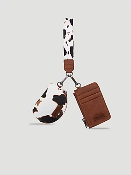 Cow Print Card and Wallet Set