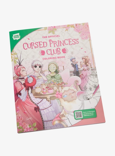 Cursed Princess Club Official Coloring Book