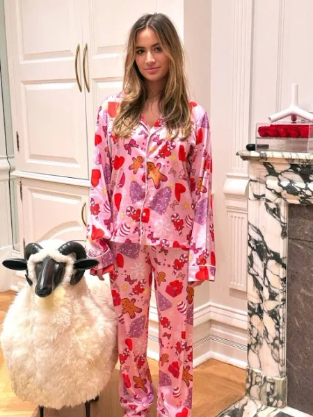*Lola + The Boys Lola’s Christmas Silk Set