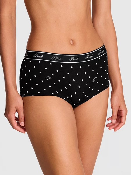 Logo Cotton Boyshort Panty