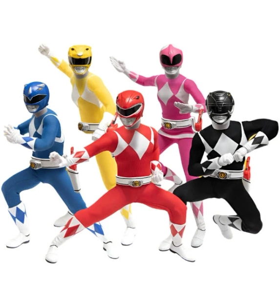 Mezco One-12 Collective Mighty Morphin Power Rangers Deluxe Box Set
