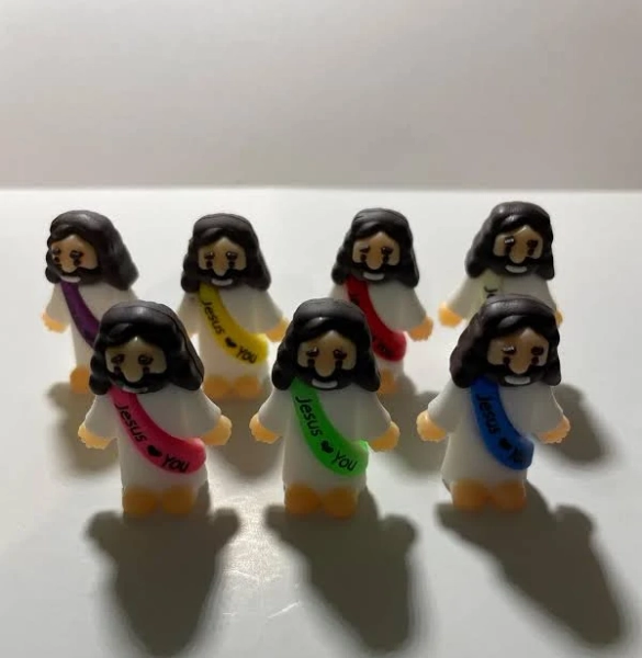 Rubber Baby Jesus Figurine