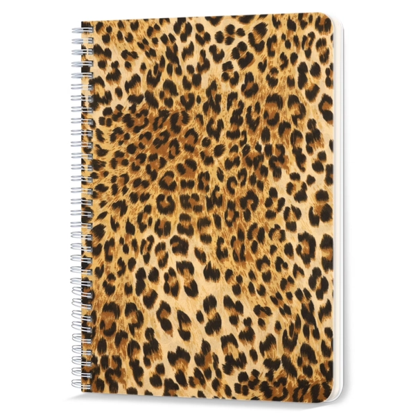 Lined Spiral Notebook College Journal Notebook,100 Pages,5.71x 8.26 inch Ruled Paper Double-Wire for Study and Notes - Leopard Pattern - Walmart.com