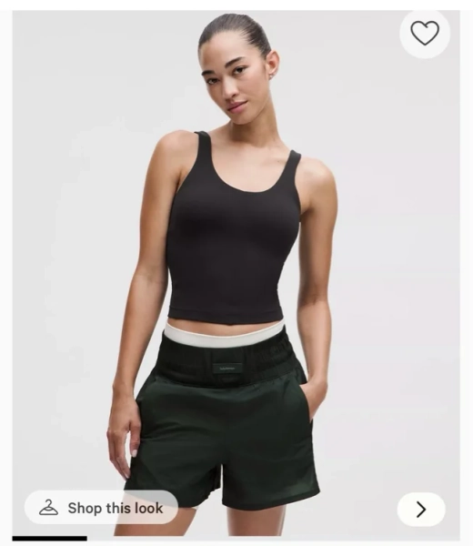 lululemon Glow Up™ Tank Top *Medium Support, B/C Cup - Black - 10