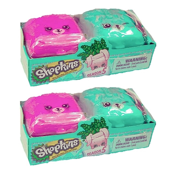 Shopkins Season 5 Blind Backpacks, 2-Pack (4 Shopkins)