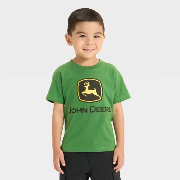 Toddler Boys' John Deere Logo T-Shirt - Green 3T
