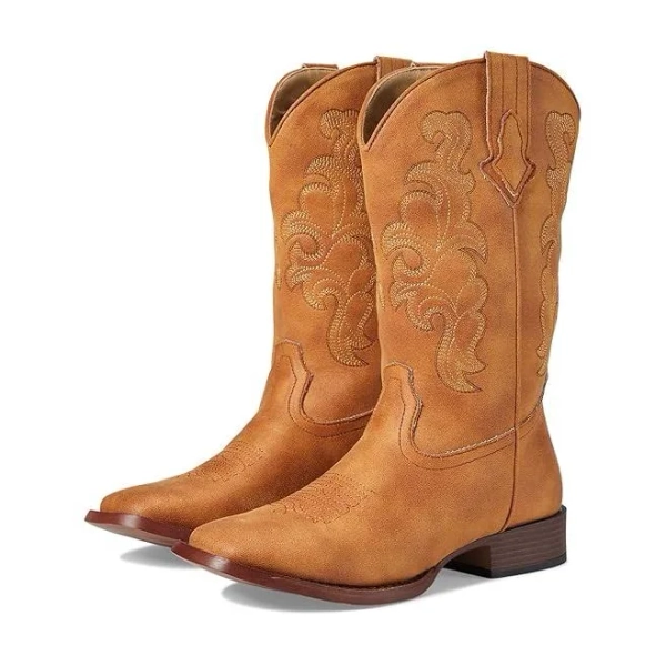 Roper Women's Cowboy Classic Square Toe Western Boots