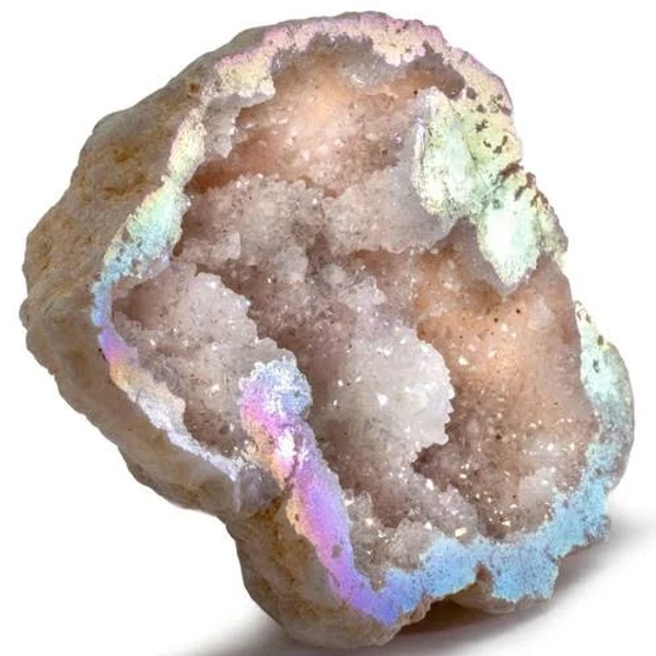 Kalifano Angel Aura Quartz Geode