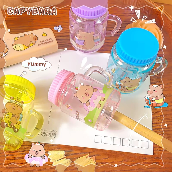 2Pcs Kawaii Portable Capybara Pencil Sharpener Creative Cartoon Pencil Sharpener Office School Supplies Student Stationery Gifts - AliExpress 21