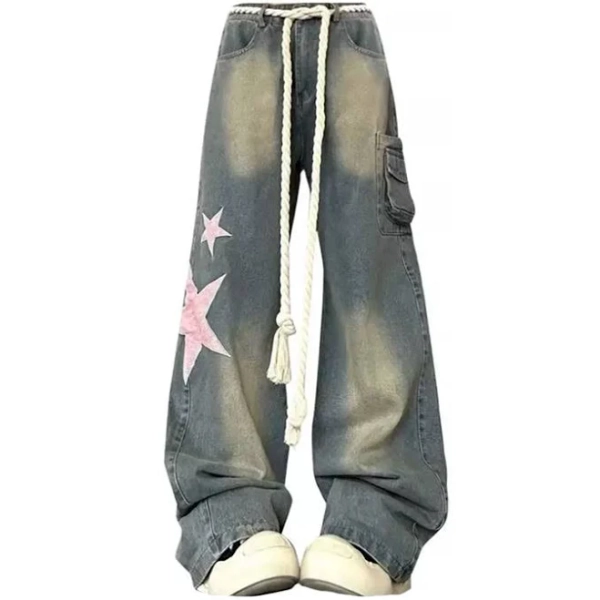 Y2k Star Jeans