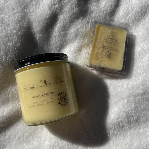 billie eilish: Happier Than Ever candle/wax melt